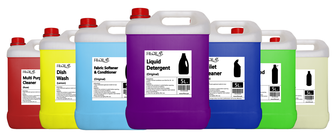 Filora Product Range — 5 Litre Cans