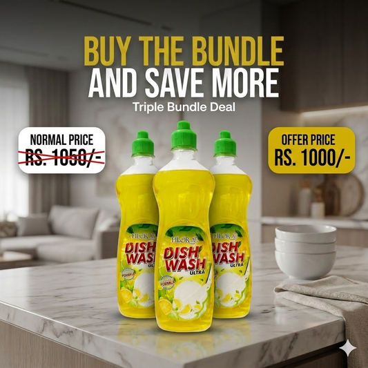 Pack of 3 – Dish Wash ULTRA 500ml e Bundle