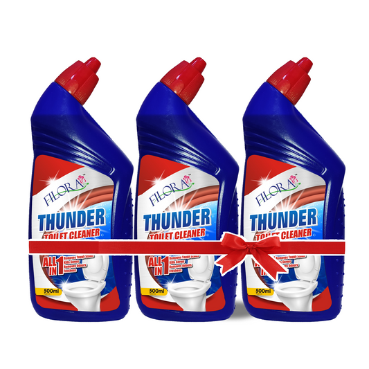 Pack of 3 - Toilet Cleaner THUNDER 500ml e Bundle